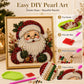 🧘Relaxant și potrivit pentru începători – 🎨💎Set de artă DIY pentru pictură cu perle și diamante de Crăciun