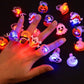 🔥 PROMOȚIE DE ULTIMA ZI – 50% REDUCERE 🎃👻 Inel luminos LED de Halloween (set de 50 de bucăți)😍
