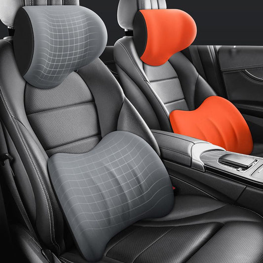 Tetiera ergonomică pentru scaun auto și pernă lombară