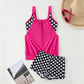 🏖️[S–3XL]👙 Costum de baie din două piese cu buline pentru femei