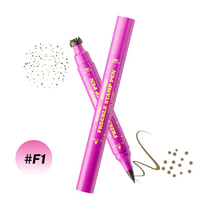 🌟✨ OFERTĂ FLASH 50%! Stilou cu tampoane pentru pistrui și eyeliner – rezistent la apă, rezultat realist, perfect pentru uz zilnic și cosplay 🎭