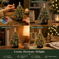 🎄✨ Pachet „Fă-ți singur” cu mărgele pentru bradul de Crăciun – 🎅 Creează-ți propriul ornament strălucitor de Crăciun