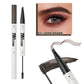 💄Reducere de 50% 🌸 Creion pentru sprâncene și gel colorat 2-în-1 – vârf cu micro-furculiță pentru linii care imită firele de păr, rezistent la apă și la murdărire, sprâncene naturale cu rezistență îndelungată 🏆