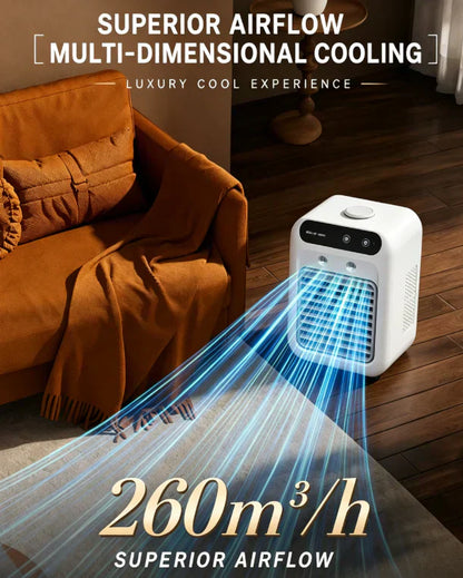 🌬️ Ventilator portabil, silențios, 3 în 1 –❄️🔇 Funcționare silențioasă, alimentat prin USB  ✅
