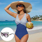 ☀️🏖️ Costum de baie dintr-o singură piesă pentru femei, cu talie accentuată 🩱 Modelare corporală evidențiată pentru plajă 💕
