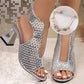 🏖️👠Sandale elegante cu toc pentru femei, cu vârful deschis – Picioare zvelte, mers confortabil 👡