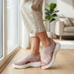 👡Sandale de damă din tricot respirabil, cu talpă groasă — ✨ Confortul unei norișoare