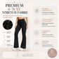 ✨ Pantaloni de antrenament elastici pentru femei, cu croi evazat – Pantaloni de yoga cu talie înaltă și efect de modelare a abdomenului