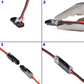 Conector cu două fire, cu sistem de fixare