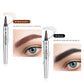💥🖌️Creion pentru sprâncene 3D Microblading – vârful cu 4 fire creează linii naturale, asemănătoare firelor de păr. Rezistent la apă, nu se întinde și rezistă 24 de ore. 💕🎁