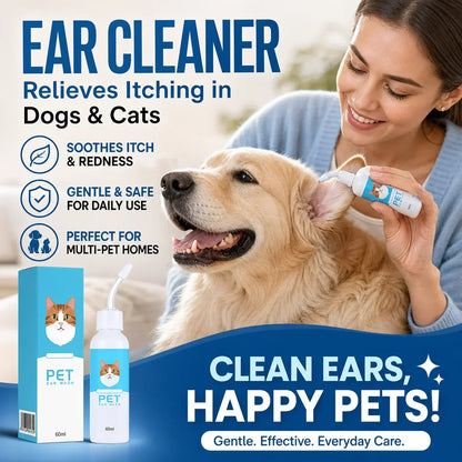 🐶 CUMPĂRĂ 2, PRIMEȘTI 1 GRATIS! 🐱 Soluție delicată pentru curățarea urechilor animalelor – Curățare sigură și rapidă – Cu vârf flexibil din silicon – ideală pentru câini și pisici 🧴👂