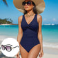 ☀️🏖️ Costum de baie dintr-o singură piesă pentru femei, cu talie accentuată 🩱 Modelare corporală evidențiată pentru plajă 💕