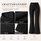 ✨ Pantaloni de antrenament elastici pentru femei, cu croi evazat – Pantaloni de yoga cu talie înaltă și efect de modelare a abdomenului