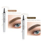 💥🖌️Creion pentru sprâncene 3D Microblading – vârful cu 4 fire creează linii naturale, asemănătoare firelor de păr. Rezistent la apă, nu se întinde și rezistă 24 de ore. 💕🎁