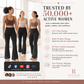 ✨ Pantaloni de antrenament elastici pentru femei, cu croi evazat – Pantaloni de yoga cu talie înaltă și efect de modelare a abdomenului