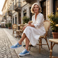 👖 Adidași fără șireturi pentru femei – ușor de încălțat și de scos, cu talpă confortabilă, alegerea perfectă pentru ținutele casual de vară ☀️