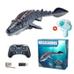 Jucărie telecomandată pe frecvența de 2,4 GHz, în formă de mosasaur, cu jet de apă