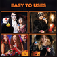 🔥 PROMOȚIE DE ULTIMA ZI – 50% REDUCERE 🎃👻 Inel luminos LED de Halloween (set de 50 de bucăți)😍