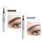 💥🖌️Creion pentru sprâncene 3D Microblading – vârful cu 4 fire creează linii naturale, asemănătoare firelor de păr. Rezistent la apă, nu se întinde și rezistă 24 de ore. 💕🎁