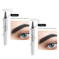 💥🖌️Creion pentru sprâncene 3D Microblading – vârful cu 4 fire creează linii naturale, asemănătoare firelor de păr. Rezistent la apă, nu se întinde și rezistă 24 de ore. 💕🎁