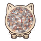 🐱Puzzle din lemn, în culorile lui Morandi, cu 135 de piese🎁