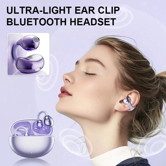 Căști Bluetooth cu clemă pentru ureche