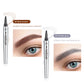 💥🖌️Creion pentru sprâncene 3D Microblading – vârful cu 4 fire creează linii naturale, asemănătoare firelor de păr. Rezistent la apă, nu se întinde și rezistă 24 de ore. 💕🎁
