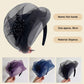 2026 Design nou 🌸 Bandă de cap de fascinație Vintage Organza Fascinator