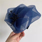 2026 Design nou 🌸 Bandă de cap de fascinație Vintage Organza Fascinator