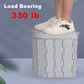 🚽 REDUCERE DE 50% PENTRU O PERIOADĂ LIMITATĂ! ✨ Toaletă portabilă pliabilă pentru exterior – capacitate de 300lb, etanșă la mirosuri, multifuncțională