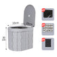 🚽 REDUCERE DE 50% PENTRU O PERIOADĂ LIMITATĂ! ✨ Toaletă portabilă pliabilă pentru exterior – capacitate de 300lb, etanșă la mirosuri, multifuncțională