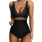 👙 Întâlnește vara - 50% reducere🏝️Costum de baie din plasă cu efect de modelare a abdomenului