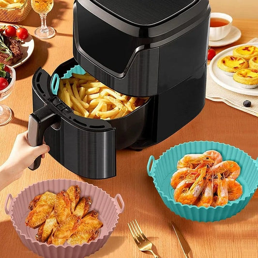 🔥 Tava din silicon pentru friteuza cu aer cald 🥘