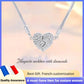 💝Reducere de 50%💝Colier magnetic cu inimă și diamante✨