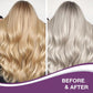 🔥Mască de păr cu keratină violetă – Fixează culoarea și neutralizează nuanțele galbene și arămii