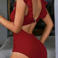 🌊👙Costum de baie sexy cu volane🏖️