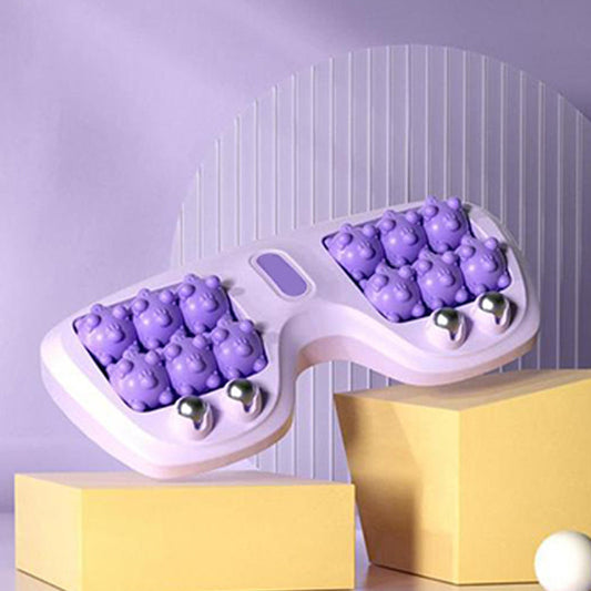 💜🦶 Masaj portabil dublu pentru picioare – relaxare oriunde și oricând💯