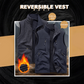 🔥🧥 Vestă fără mâneci pentru bărbați, în stil oversized, cu buzunare