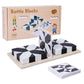 🧩Set creativ de puzzle-uri cu blocuri alb-negru pentru copii