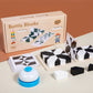 🧩Set creativ de puzzle-uri cu blocuri alb-negru pentru copii