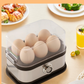 🍳 Aburitor multifuncțional pentru ouă cu capac transparent | Perfect pentru utilizarea zilnică ✨