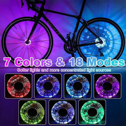 🚲💡 Lumini roată bicicletă – Vizibil de la distanță noaptea