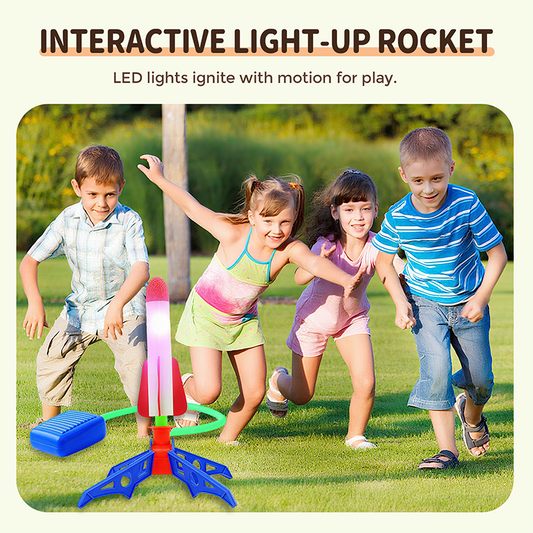 🚀Lansator de rachete LED pentru copii