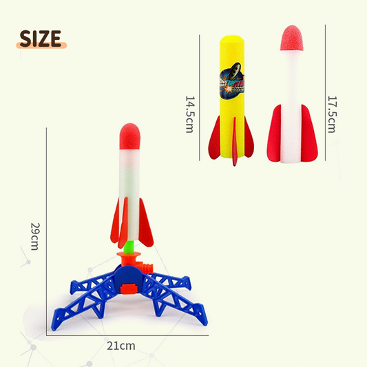 🚀Lansator de rachete LED pentru copii