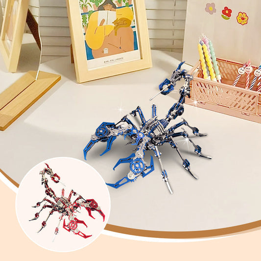 Puzzle metalic 3D Scorpion – model mecanic pentru asamblare
