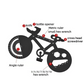 Card multifuncțional portabil în formă de bicicletă
