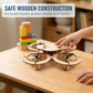 🧩 Kit de Construcție Drone din Lemn DIY – Construiește-ți Propria Mașinărie Zburătoare!  🚁✨