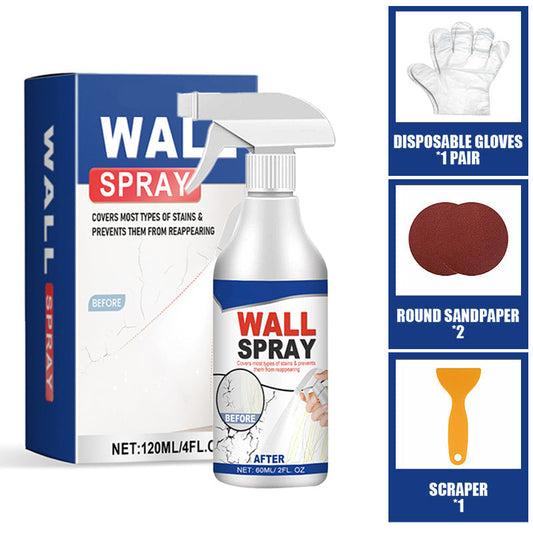 💨 Spray reparații perete – Pulverizați, e alb instant, fără pensulă, fără mizerie