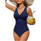 ☀️🏖️ Costum de baie dintr-o singură piesă pentru femei, cu talie accentuată 🩱 Modelare corporală evidențiată pentru plajă 💕