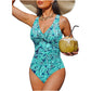 ☀️🏖️ Costum de baie dintr-o singură piesă pentru femei, cu talie accentuată 🩱 Modelare corporală evidențiată pentru plajă 💕